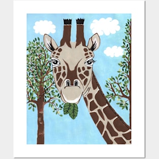 GIRAFFE Snack Posters and Art